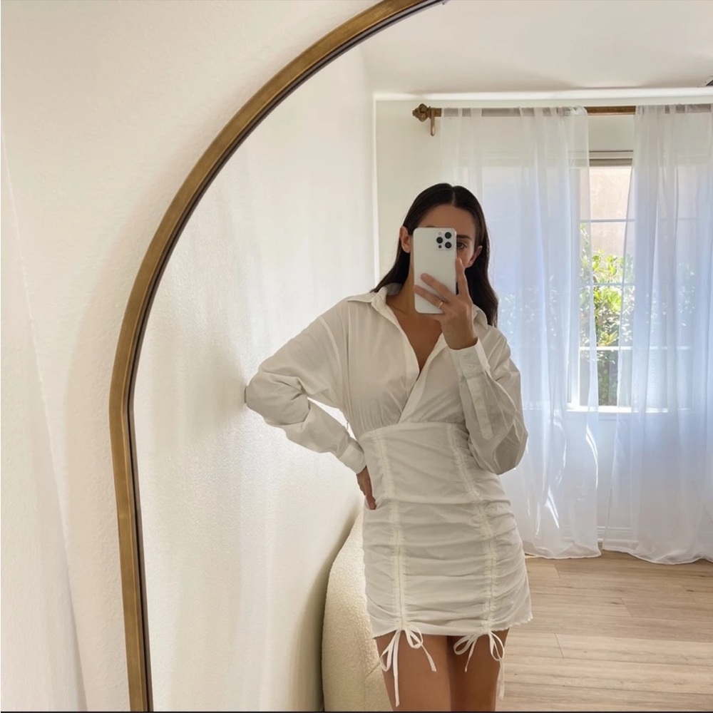 NWT Mable White Shirt Dress